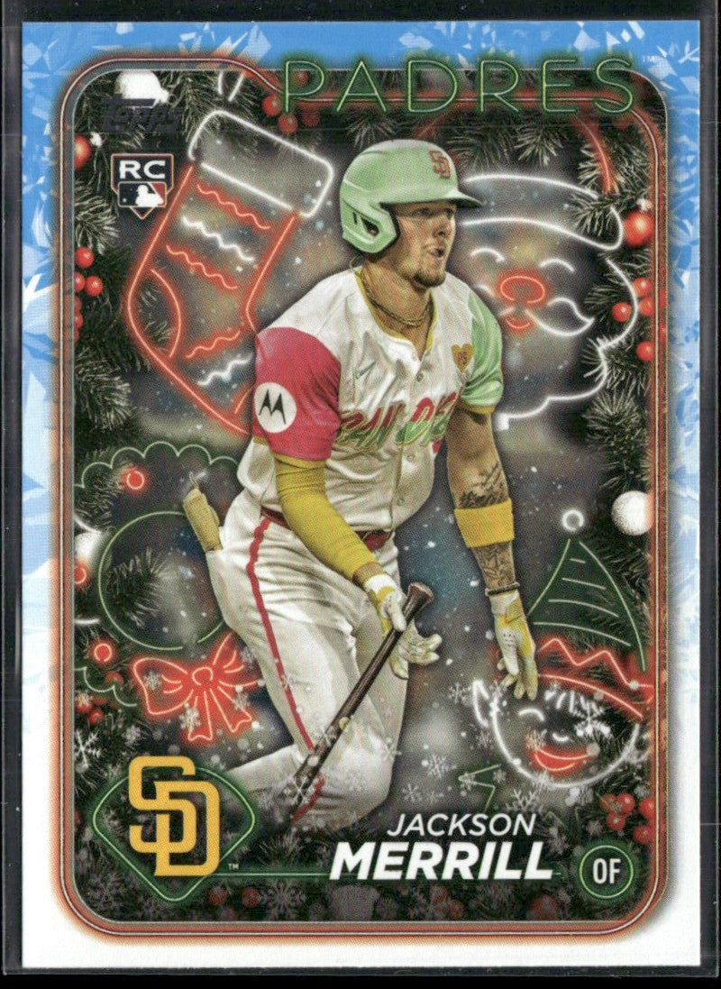 Jackson Merrill 2024 Topps Holiday RC #H160 San Diego Padres