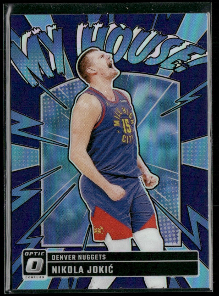 Nikola Jokic 2024 Donruss Optic My House! Purple #20 Denver Nuggets