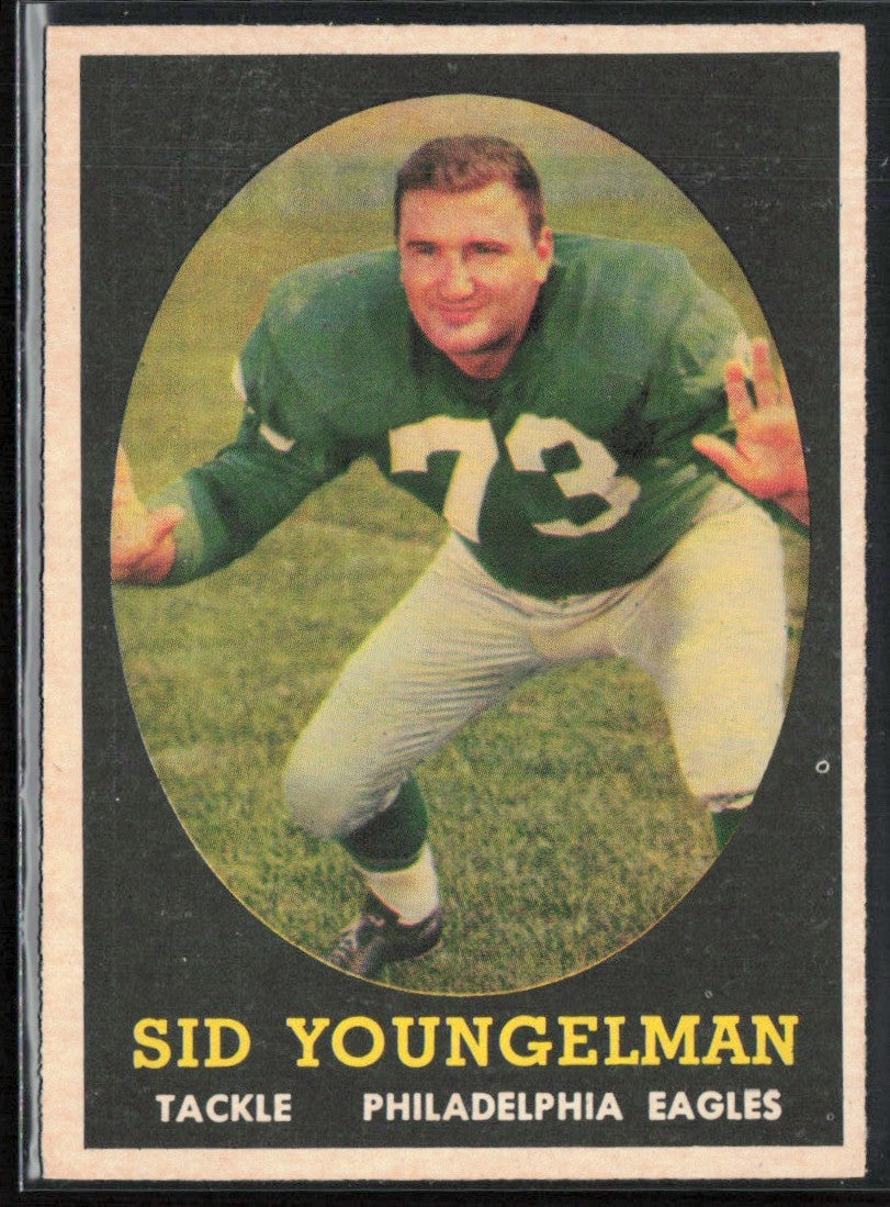 Sid Youngelman 1958 Topps #24 Philadelphia Eagles