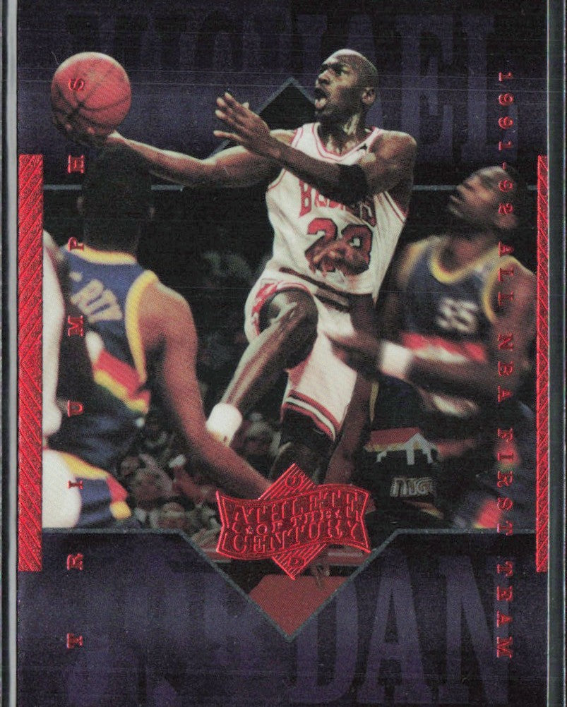 Michael Jordan 1999 Upper Deck Athlete of the Century #60 Chicago Bulls