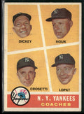 Dickey/Houk/Crosetti/Lopat 1960 Topps #465 New York Yankees