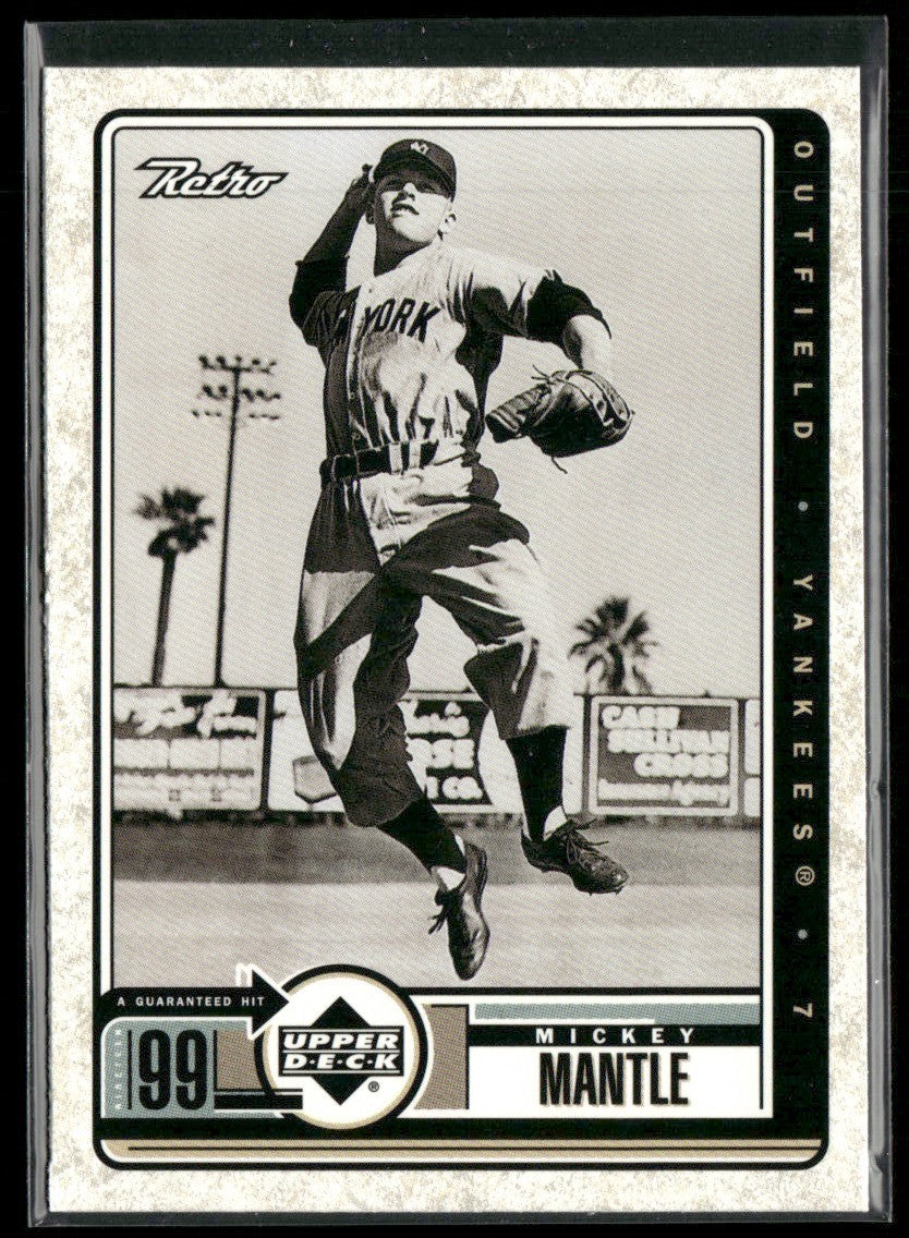 Mickey Mantle 1999 Upper Deck Retro #98 New York Yankees