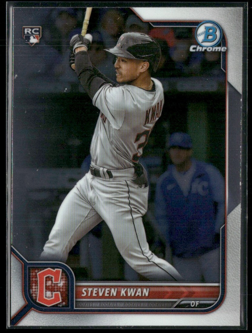 Steven Kwan 2022 Bowman Chrome RC #39 Cleveland Guardians