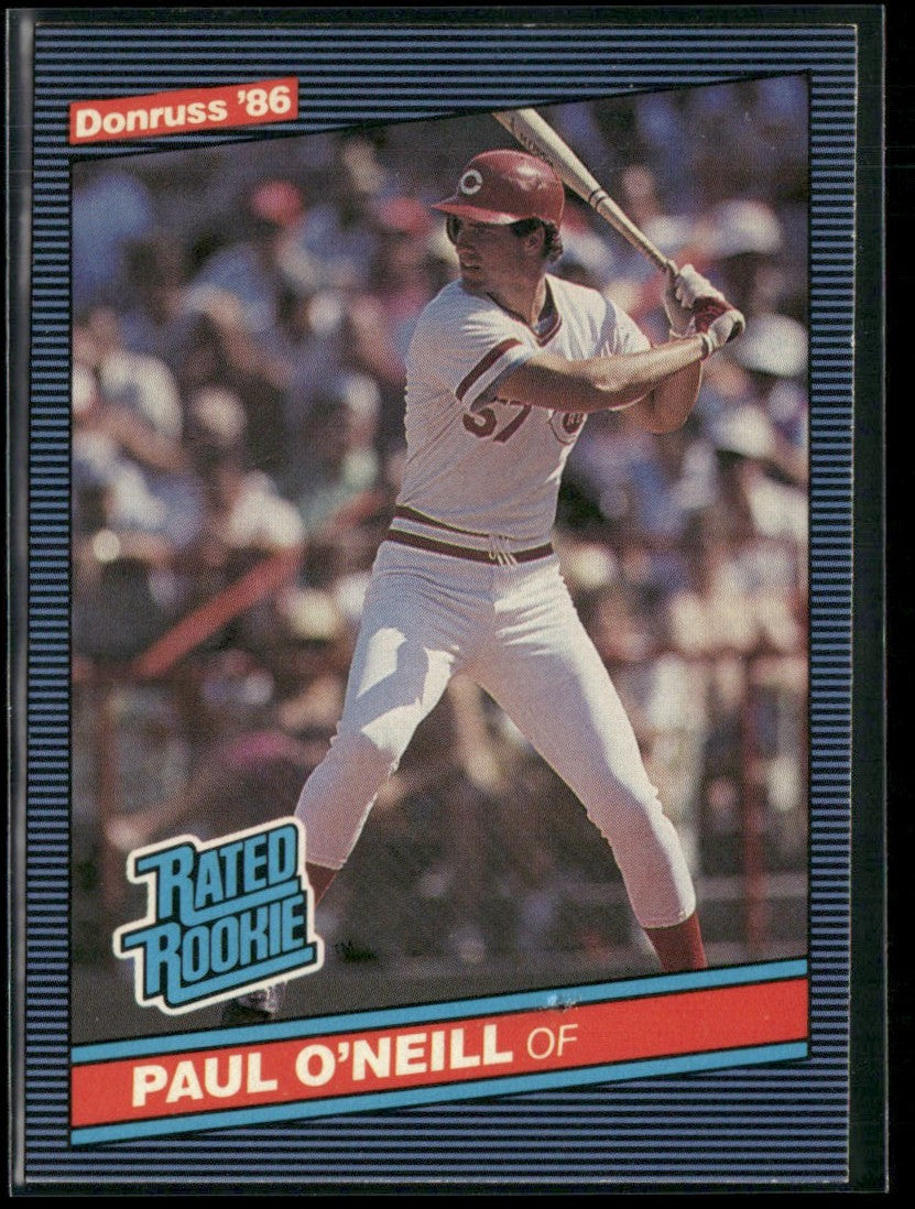 Paul O'Neill 1986 Donruss RC #37 Cincinnati Reds