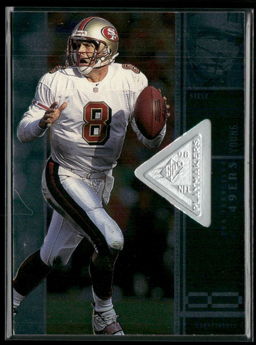 Steve Young 1998 SPx Finite /5500 #99 San Francisco 49ers