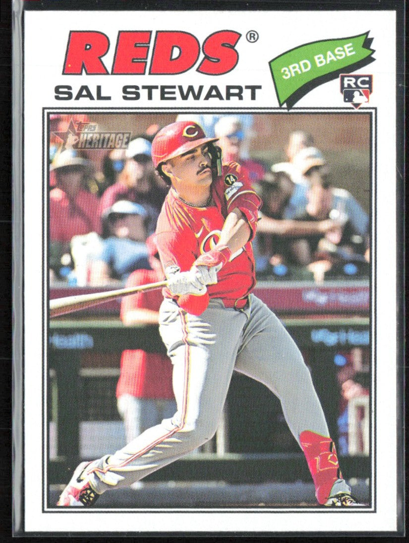 Sal Stewart 2026 Topps Heritage RC #221 Cincinnati Reds