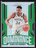 Giannis Antetokounmpo 2024 Panini Prizm Dominance Green #4 Milwaukee Bucks