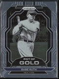 Babe Ruth 2023 Panini Prizm Pot of Gold #PG11 New York Yankees