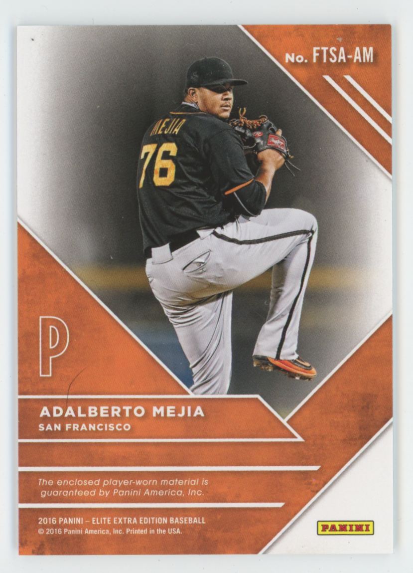 Adalberto Mejia 2016 Panini Elite Extra Edition Future Threads /299 Jersey