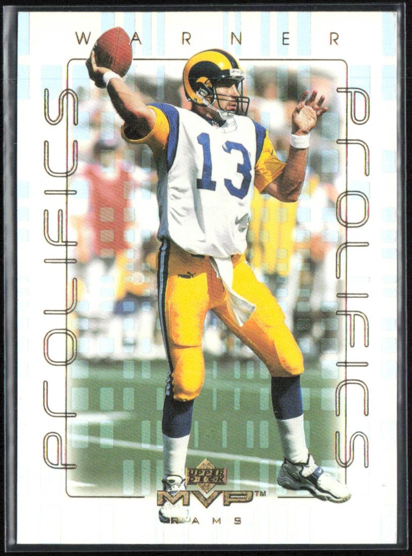 Kurt Warner 2000 Upper Deck MVP Prolifics #P7 St. Louis Rams