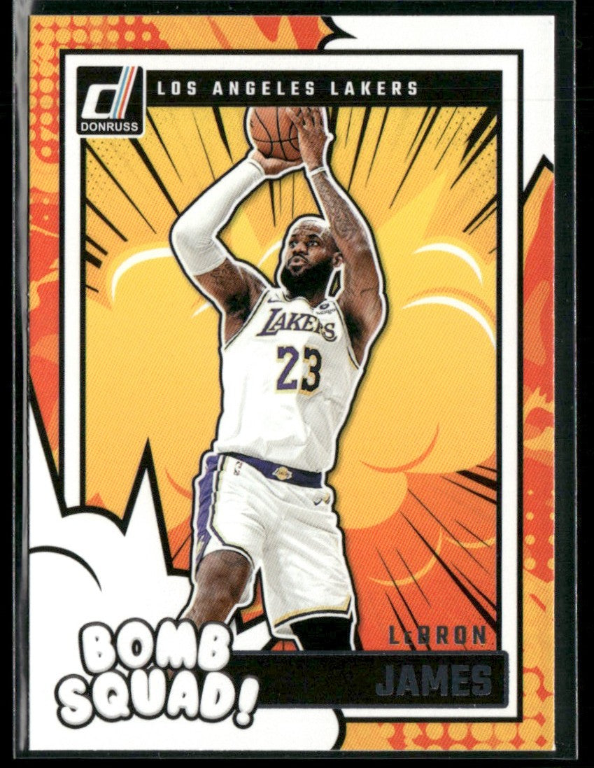 LeBron James 2024 Donruss Bomb Squad #7 Los Angeles Lakers