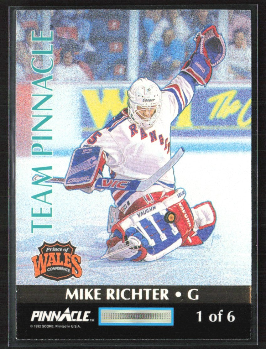 Mike Richter/Ed Belfour 1992 Pinnacle Team Pinnacle #1