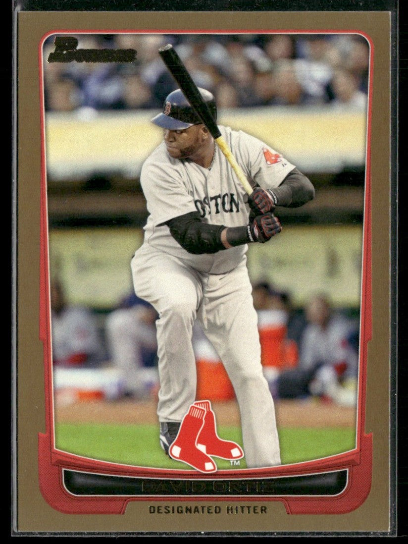David Ortiz 2012 Bowman Gold #159 Boston Red Sox