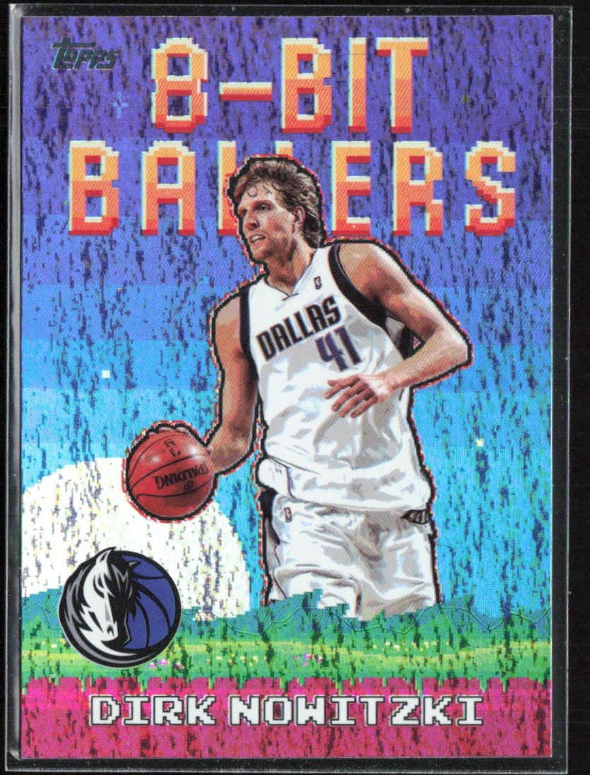 Dirk Nowitzki 2025 Topps 8-Bit Ballers Holofoil #8B-22 Dallas Mavericks