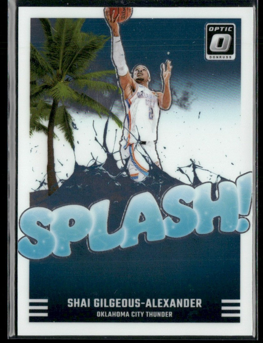 Shai Gilgeous-Alexander 2024 Donruss Optic Splash! #6 Oklahoma City Thunder