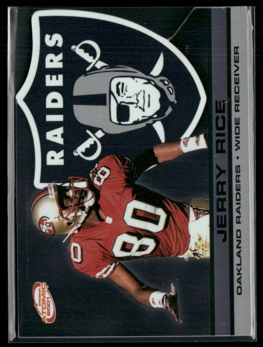 Jerry Rice 2001 Pacific Atomic #105 Oakland Raiders