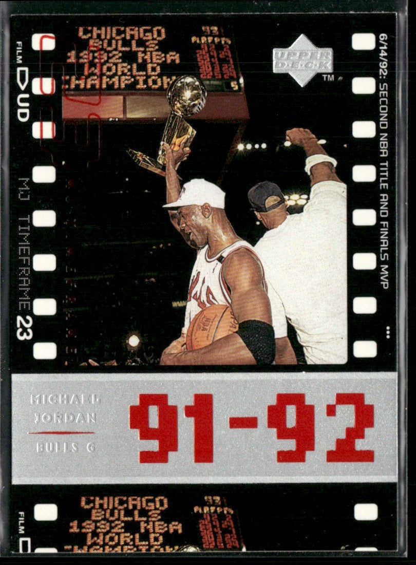 Michael Jordan 1998 Upper Deck MJ TimeFrame #57 Chicago Bulls