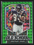 Randy Moss 2020 Panini Mosaic Old School Green #OS14 Minnesota Vikings