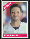 Ryan Braun 2015 Topps Heritage SP #474 Milwaukee Brewers