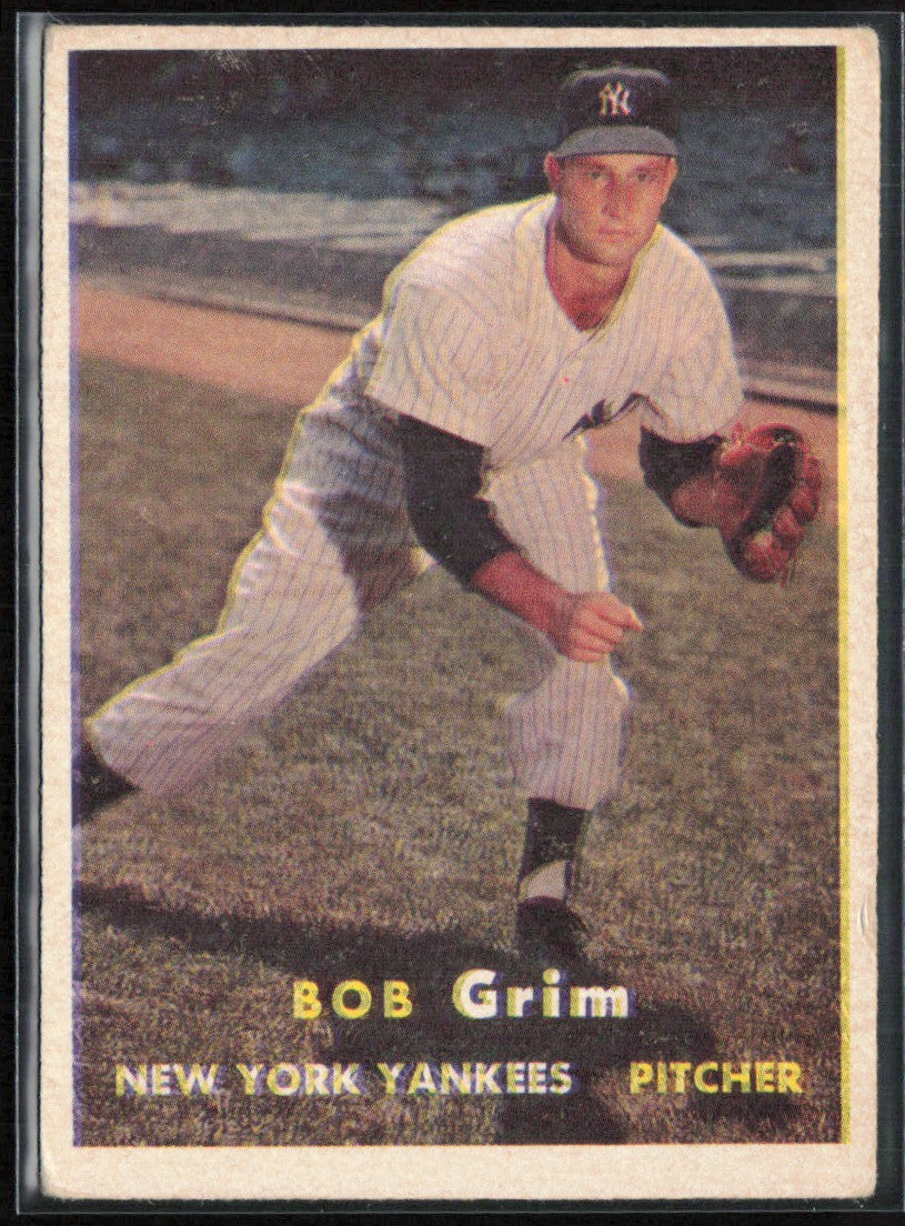 Bob Grim 1957 Topps #36 New York Yankees