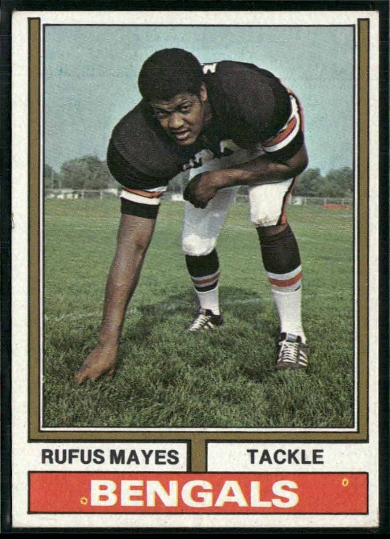 Rufus Mayes 1974 Topps #61 Cincinnati Bengals