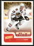 Jonathan Toews 2011 Upper Deck Victory Stars of the Game #SOG-JT