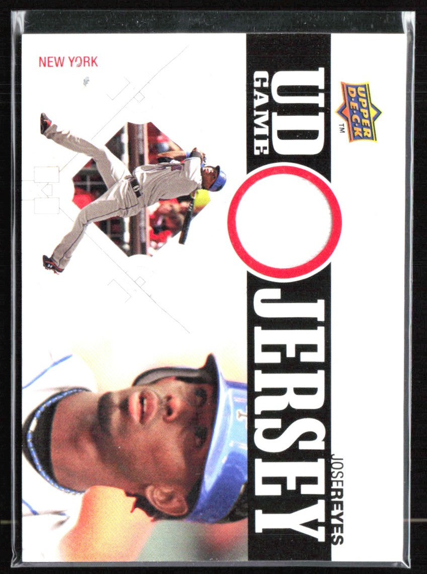 Jose Reyes 2010 Upper Deck UD Game Jersey #UDGJ-RE New York Mets