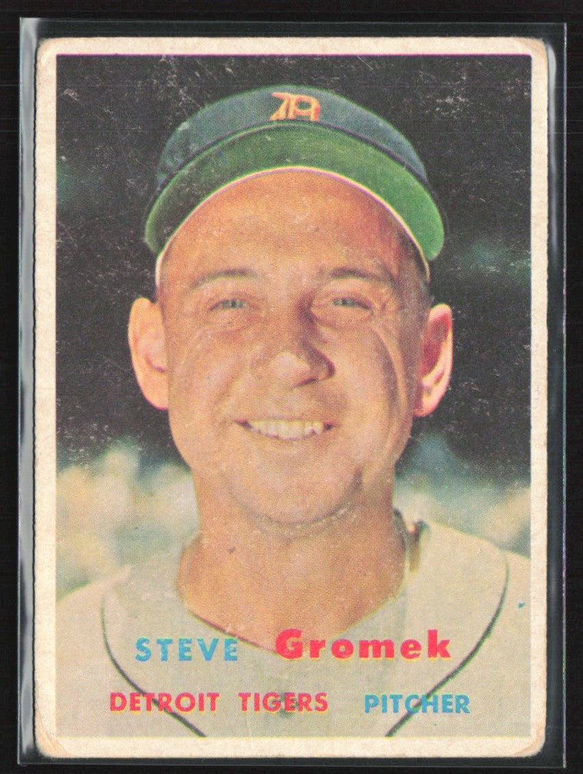 Steve Gromek 1957 Topps #258 Detroit Tigers
