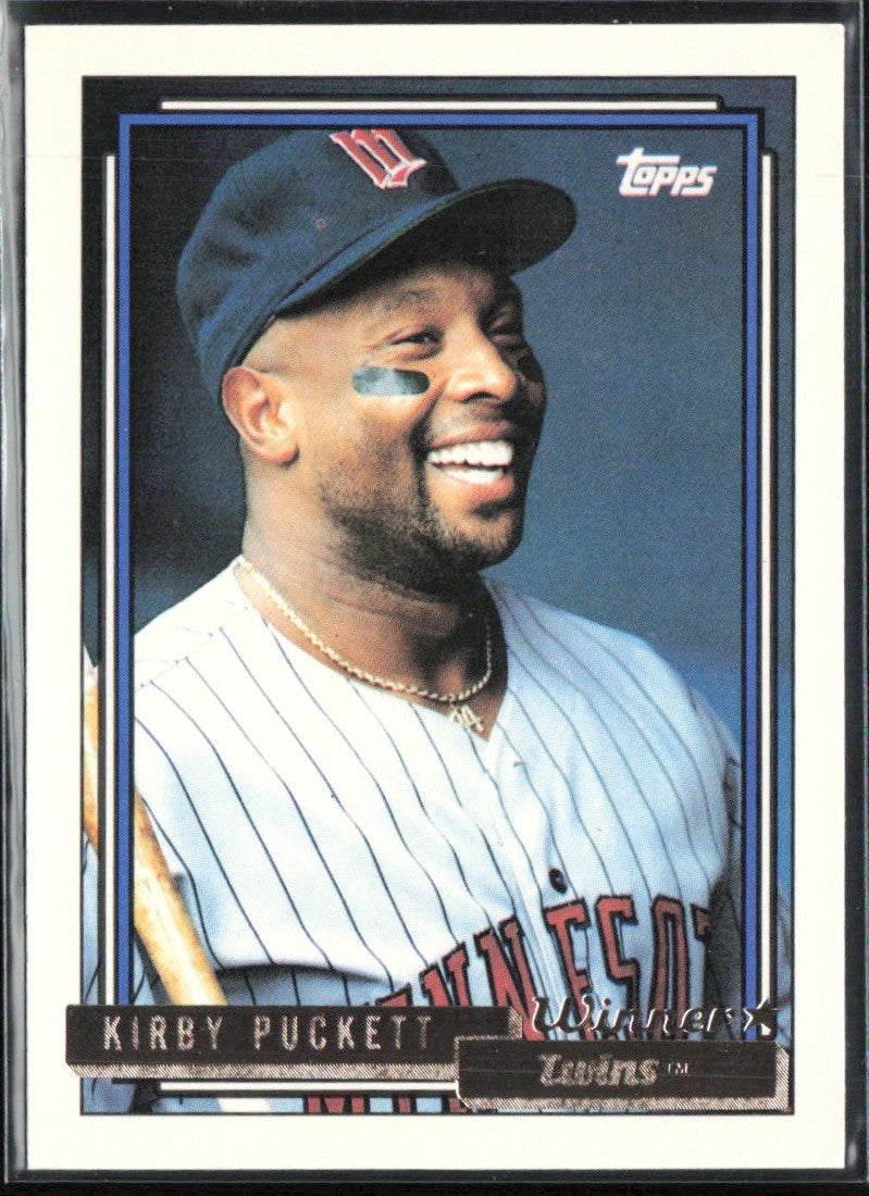 Kirby Puckett 1992 Topps #575 Minnesota Twins