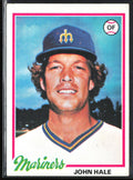 John Hale 1978 Topps #584 Seattle Mariners