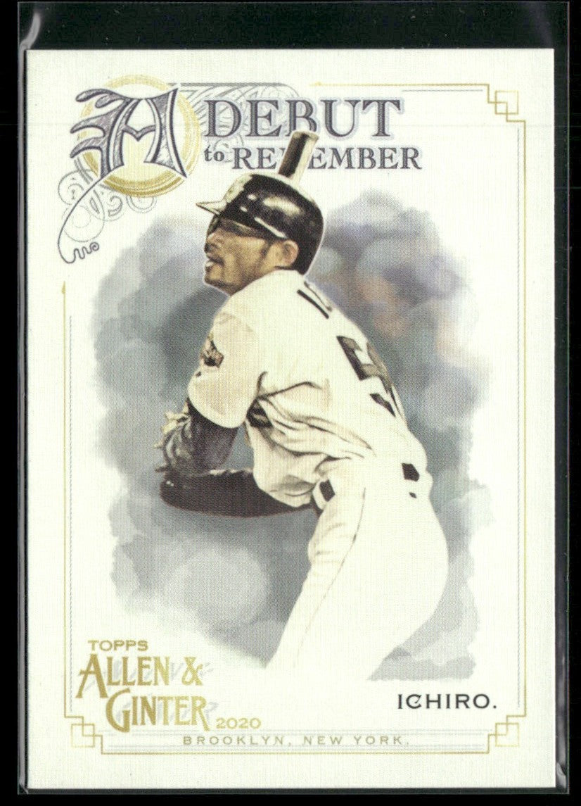 Ichiro 2020 Topps Allen & Ginter A Debut to Remember #DTR-30 Seattle Mariners