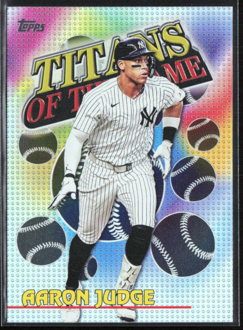 Aaron Judge 2026 Topps Titans Game #TOG-3 New York Yankees