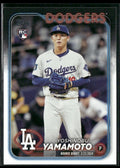 Yoshinobu Yamamoto 2024 Topps Update RC #US149 Los Angeles Dodgers