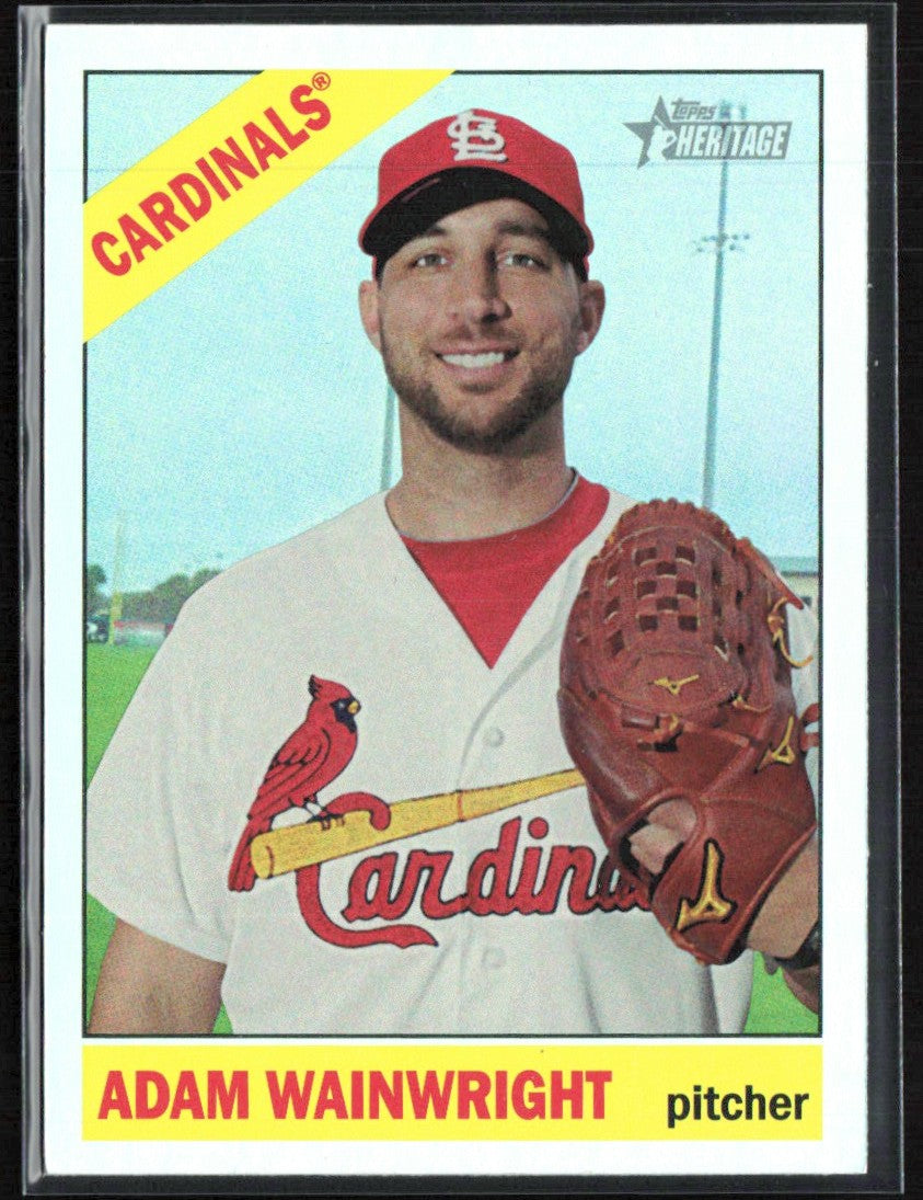 Adam Wainwright 2015 Topps Heritage Chrome Foil #THC-483 St. Louis Cardinals