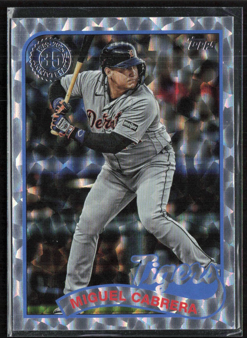 Miguel Cabrera 2024 Topps 1989 Design Foil #89B-97 Detroit Tigers
