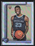Cedric Coward 2025 Topps Chrome Refractor RC #261 Memphis Grizzlies