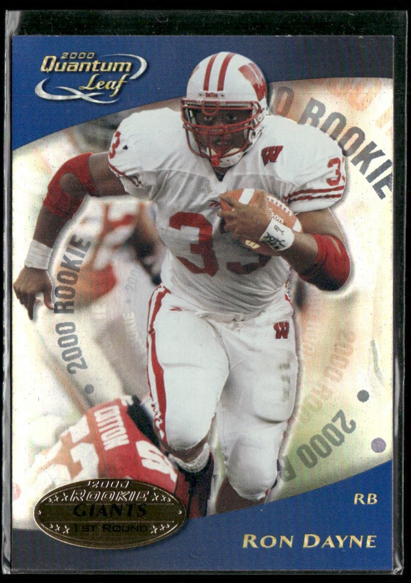 Ron Dayne 2000 Quantum Leaf RC #317 New York Giants