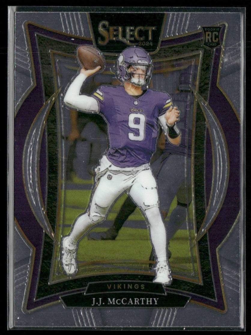 J.J. McCarthy 2024 Panini Select Concourse RC #24 Minnesota Vikings