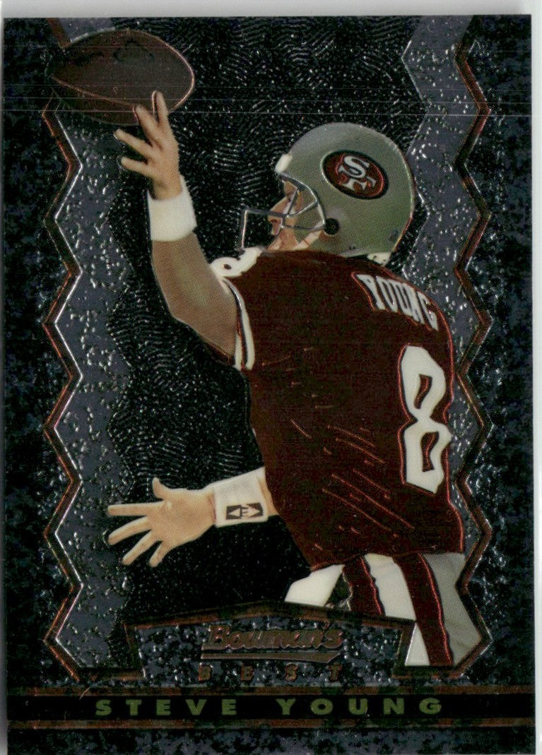 Steve Young 1995 Bowman's Best #15 San Francisco 49ers
