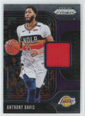 Anthony Davis 2019 Panini Prizm Sensational Swatches Jersey #SS-ADV
