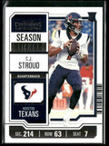 C.J. Stroud 2023 Panini Contenders Season Ticket RC #40 Houston Texans