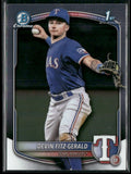 Devin Fitz-Gerald 2025 Bowman Chrome 1st #BCP-158 Texas Rangers