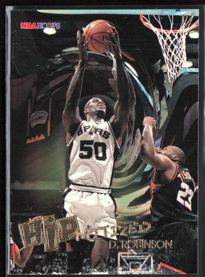 David Robinson 1996 NBA Hoops Hipnotized #H18 San Antonio Spurs