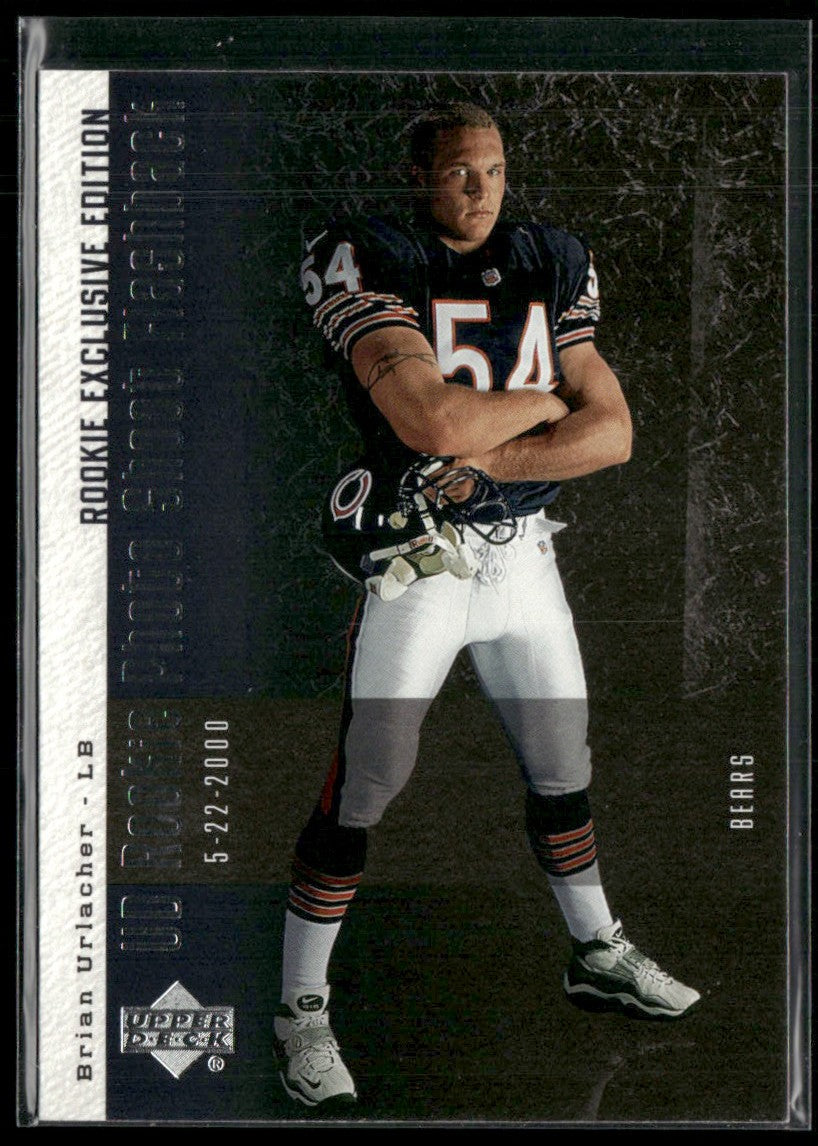 Brian Urlacher 2006 Upper Deck Rookie Exclusive Photo Shoot Flashback RC #PSF-BU