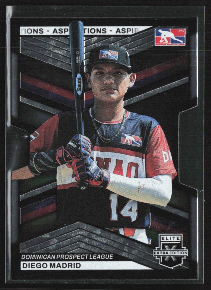 Diego Madrid 2023 Panini Elite Extra Edition Aspirations Die-Cut /76 #178 DPL