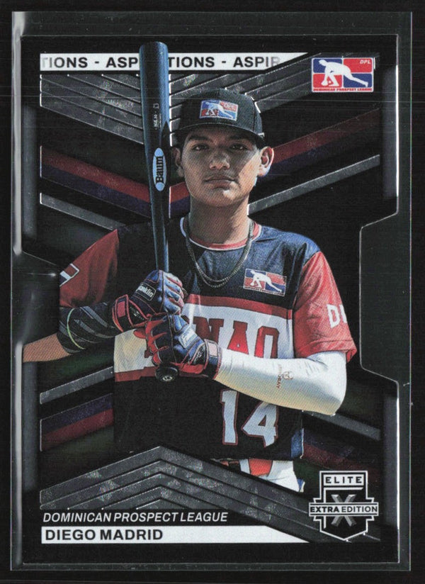 Diego Madrid 2023 Panini Elite Extra Edition Aspirations Die-Cut /76 #178 DPL
