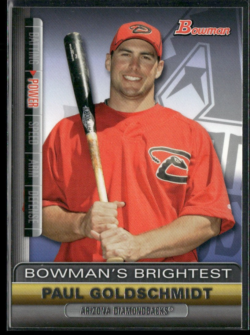 Paul Goldschmidt 2012 Bowman's Brightest #BBR4 Arizona Diamondbacks