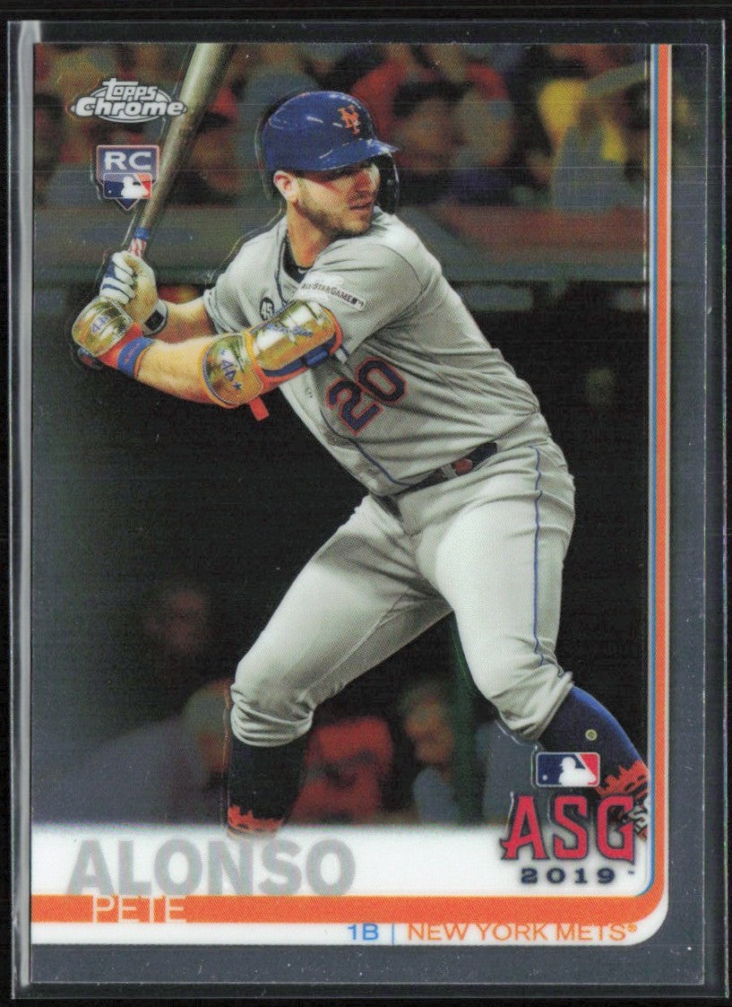 Pete Alonso 2019 Topps Chrome Update RC #86 New York Mets