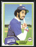Harold Baines 1981 Topps RC #347 Chicago White Sox