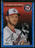 Stephen Strasburg 2023 Topps Chrome Platinum Anniversary Blue Diamond /199 #328